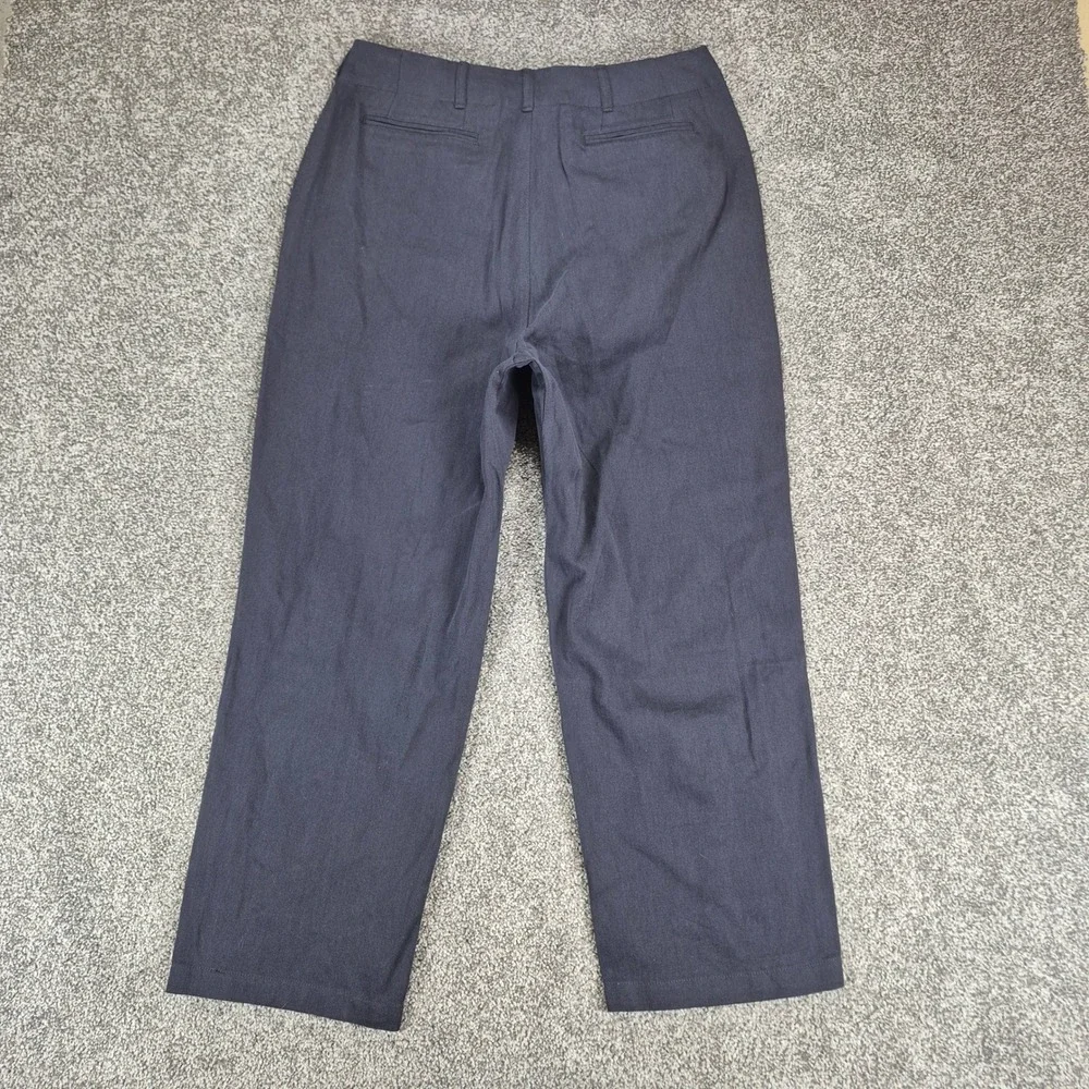 HAVEHAD Everday Officer Chino Pants Mens Size 2 (32x26.5) Navy Blue Cotton‎